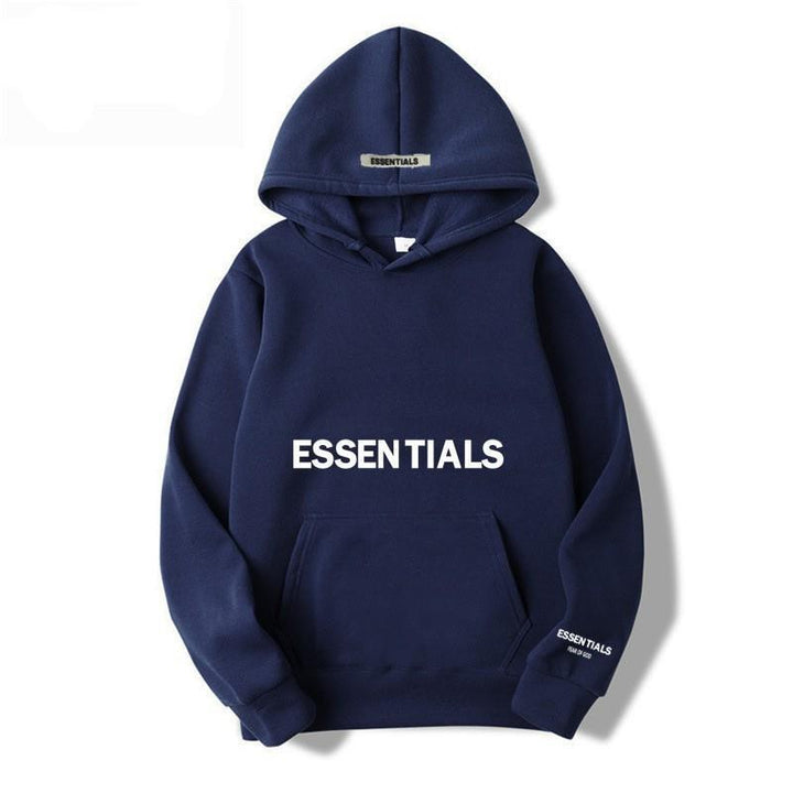 Warmer Fleece-Hoodie mit Buchstabenaufdruck
