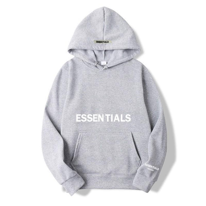 Warmer Fleece-Hoodie mit Buchstabenaufdruck