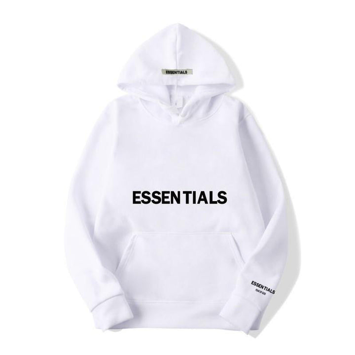 Warmer Fleece-Hoodie mit Buchstabenaufdruck