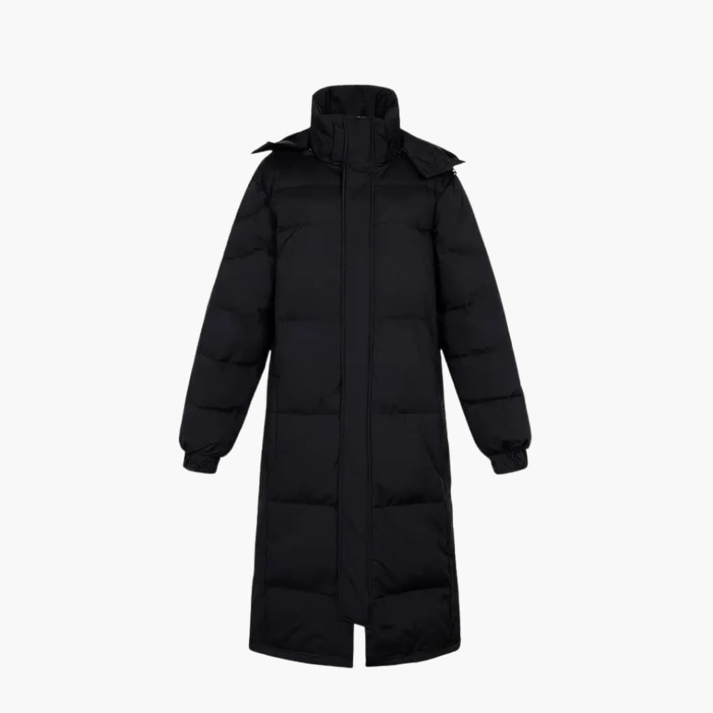 Herren gepolsterte Jacke für den Winter mit durchgehendem Reißverschluss