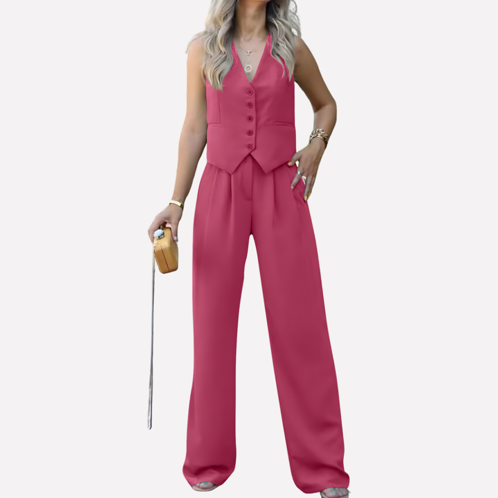 Damen Ärmelloses Top & Lange Hosen