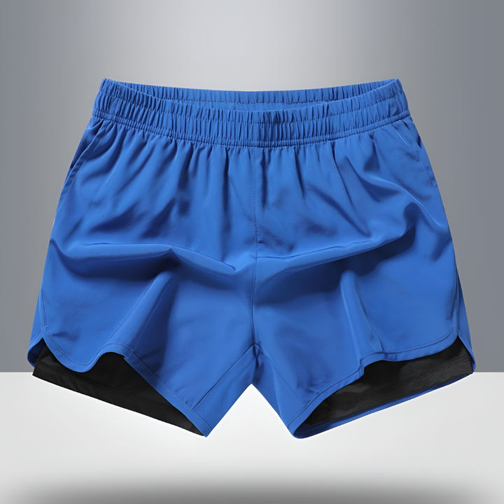 Schnelltrocknende Herren-Laufshorts mit Reißverschluss