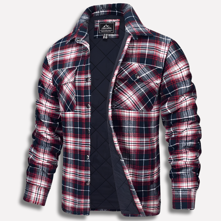 Baumwollhemd mit Karomuster im Lumberjack-Stil