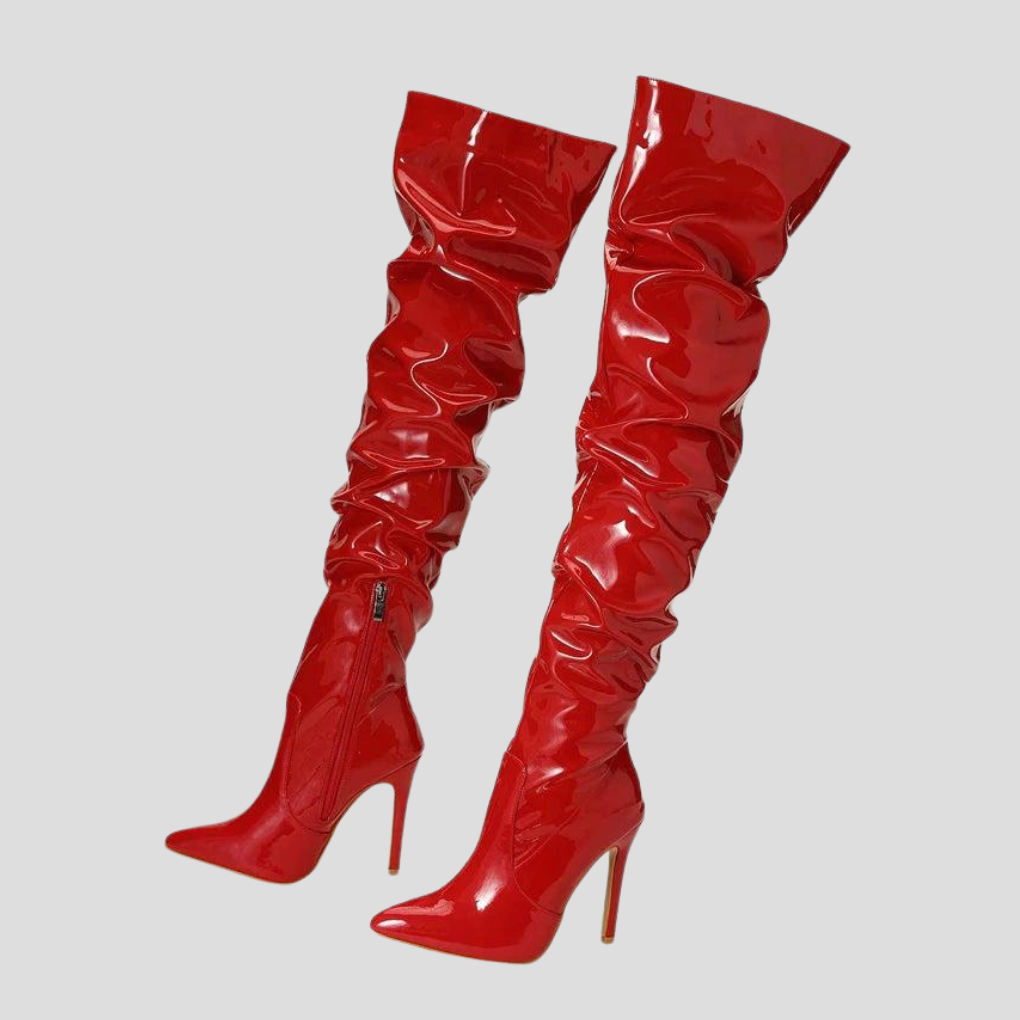 Stiefel mit 8 cm Absatz für Damen