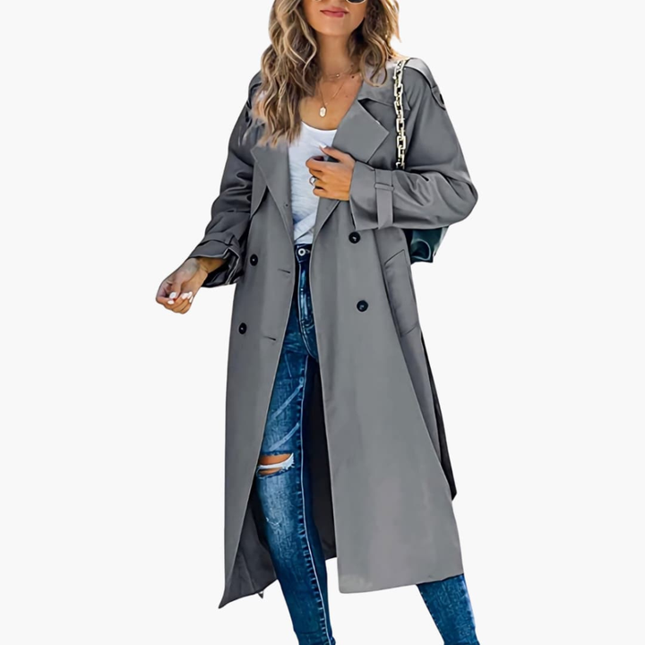 Damen-Trenchcoat mit Knopfleiste Sonderpreis