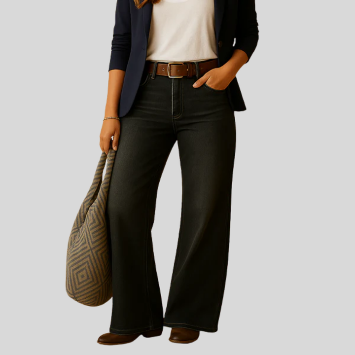 Elegante, gerade geschnittene Hose für Damen