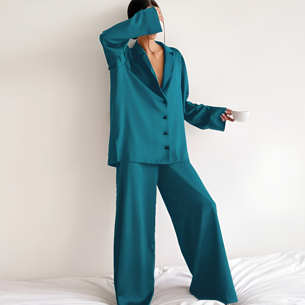 Satin-Loungewear-Set für Damen