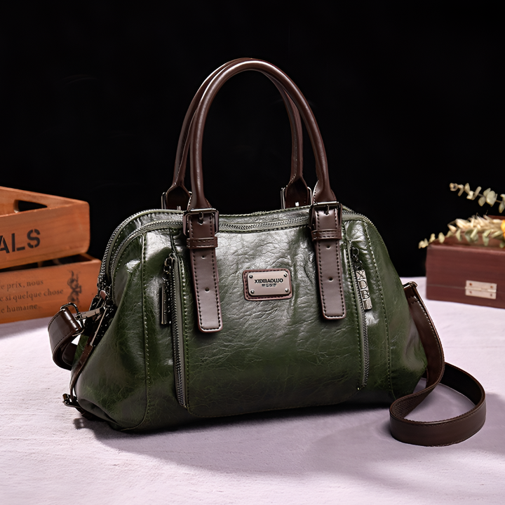 Klassische Handtasche aus Leder