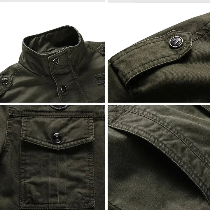Herren-Militärjacke für die Übergangszeit