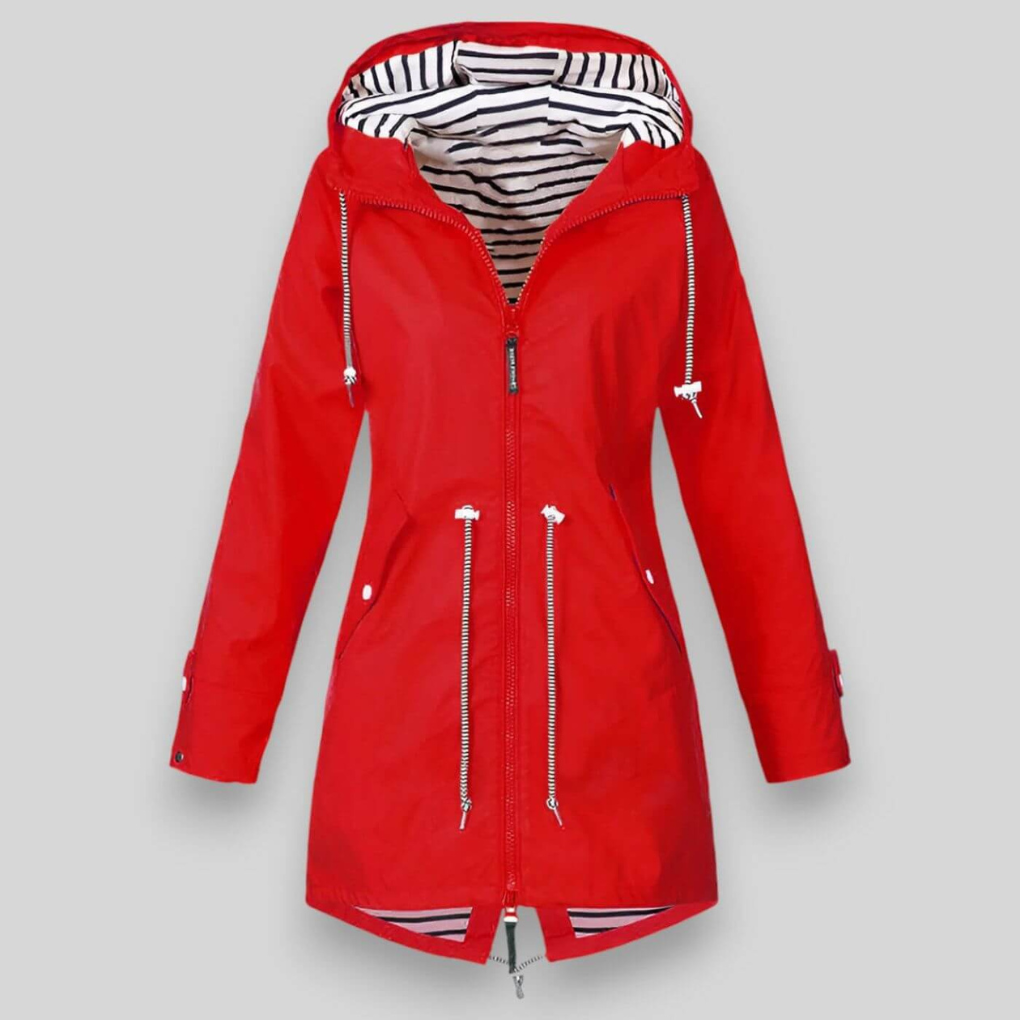 Damen stilvolle wasserdichte Jacke
