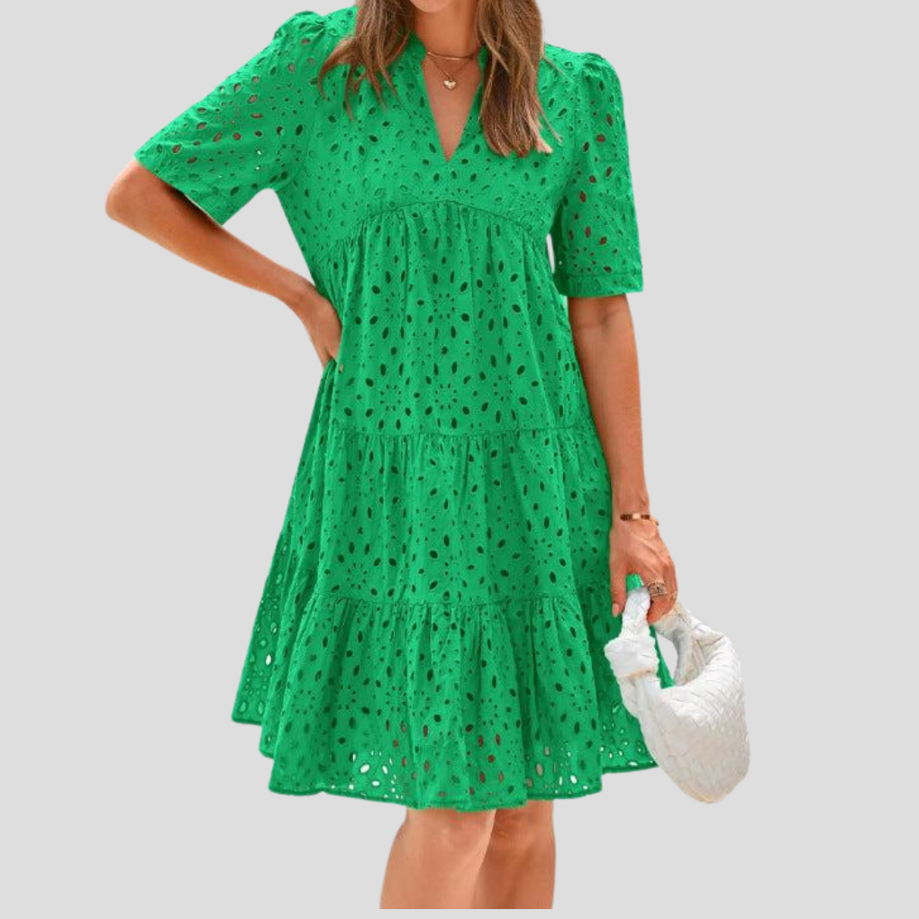 Sommerkleid für Damen aus Häkelstoff
