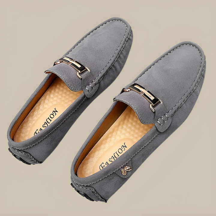 Slip-On-Mokassins aus Wildleder für Herren
