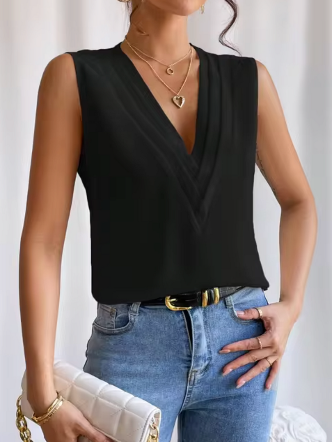 Ärmelloses Top für Damen