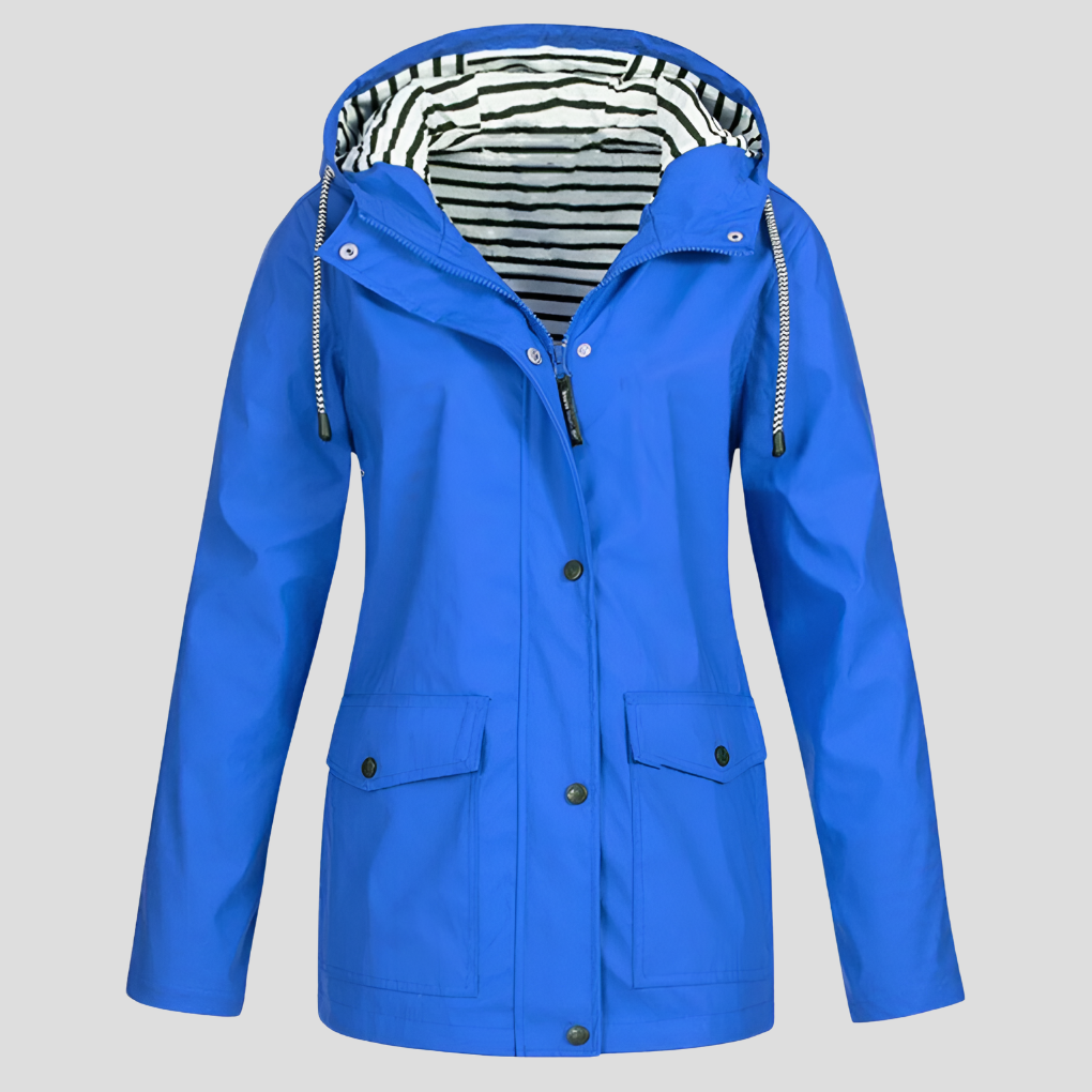 Wasserdichte und winddichte Kapuzenjacke für Damen