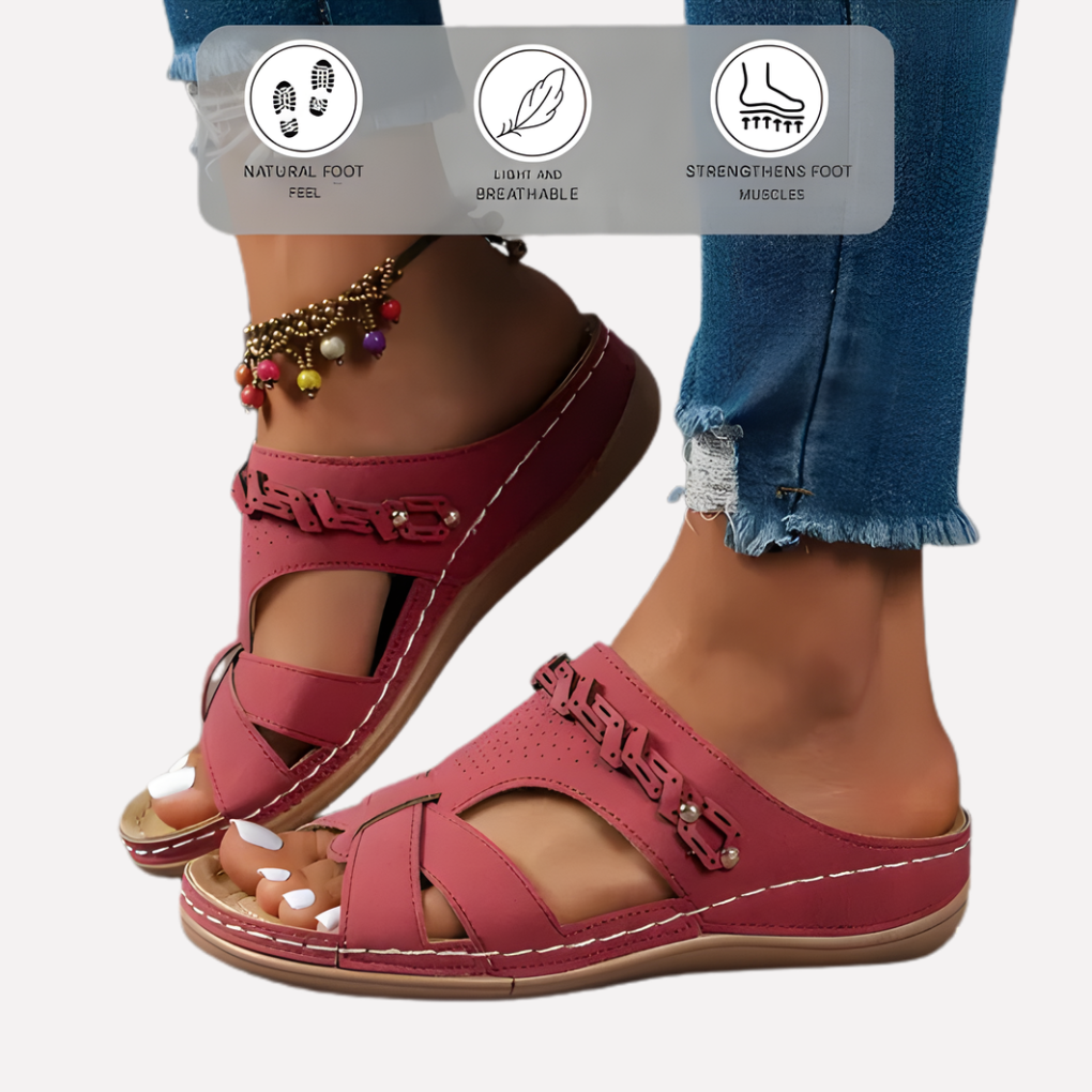 Flip-Flops für Damen Sommer Wedges