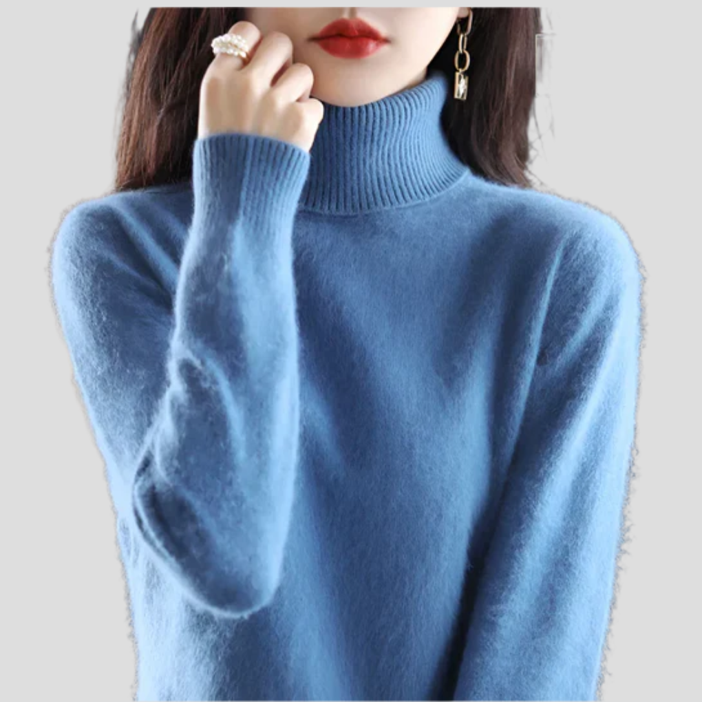 Damen-Rollkragenpullover
