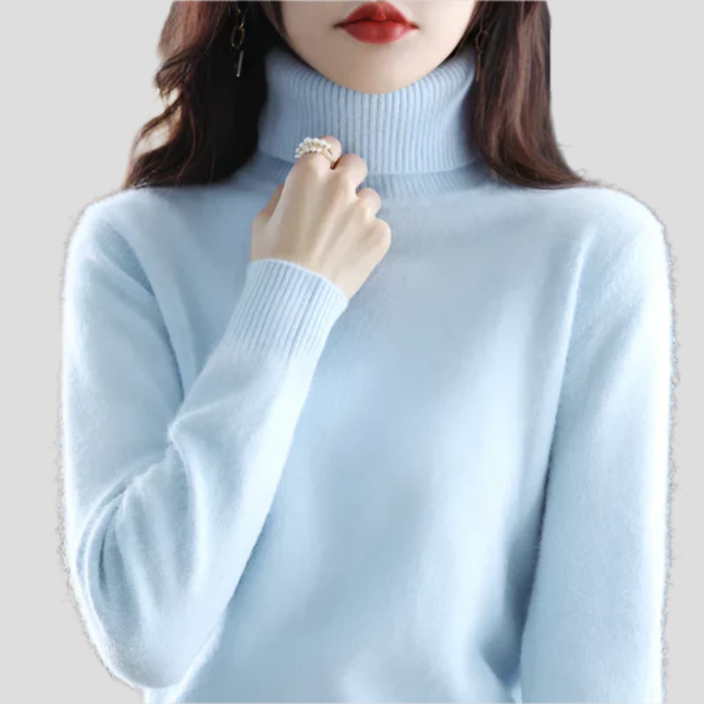 Damen-Rollkragenpullover