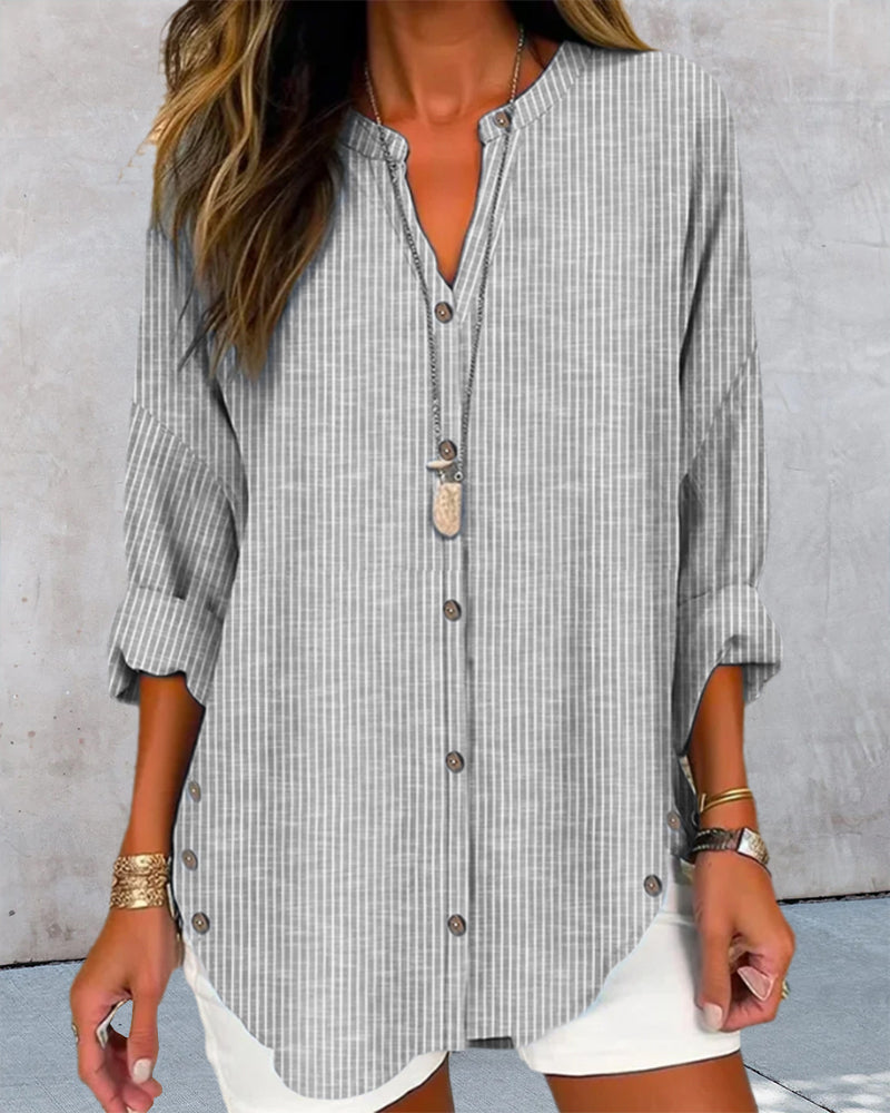 Trendiges Top mit Streifenmuster und stylischer Passform