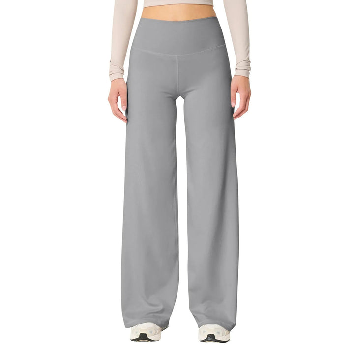 Hochgeschnittene Stretch-Yogahosen für Damen