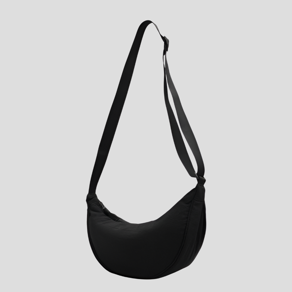 Geräumige Nylon-Umhängetasche für Damen