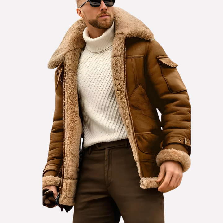 Herren Aviator-Jacke