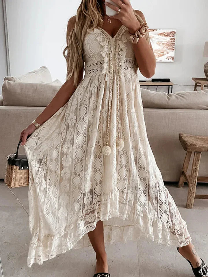Boho Spitzenkleid Romantischer Stil für Sommertage & besondere Anlässe