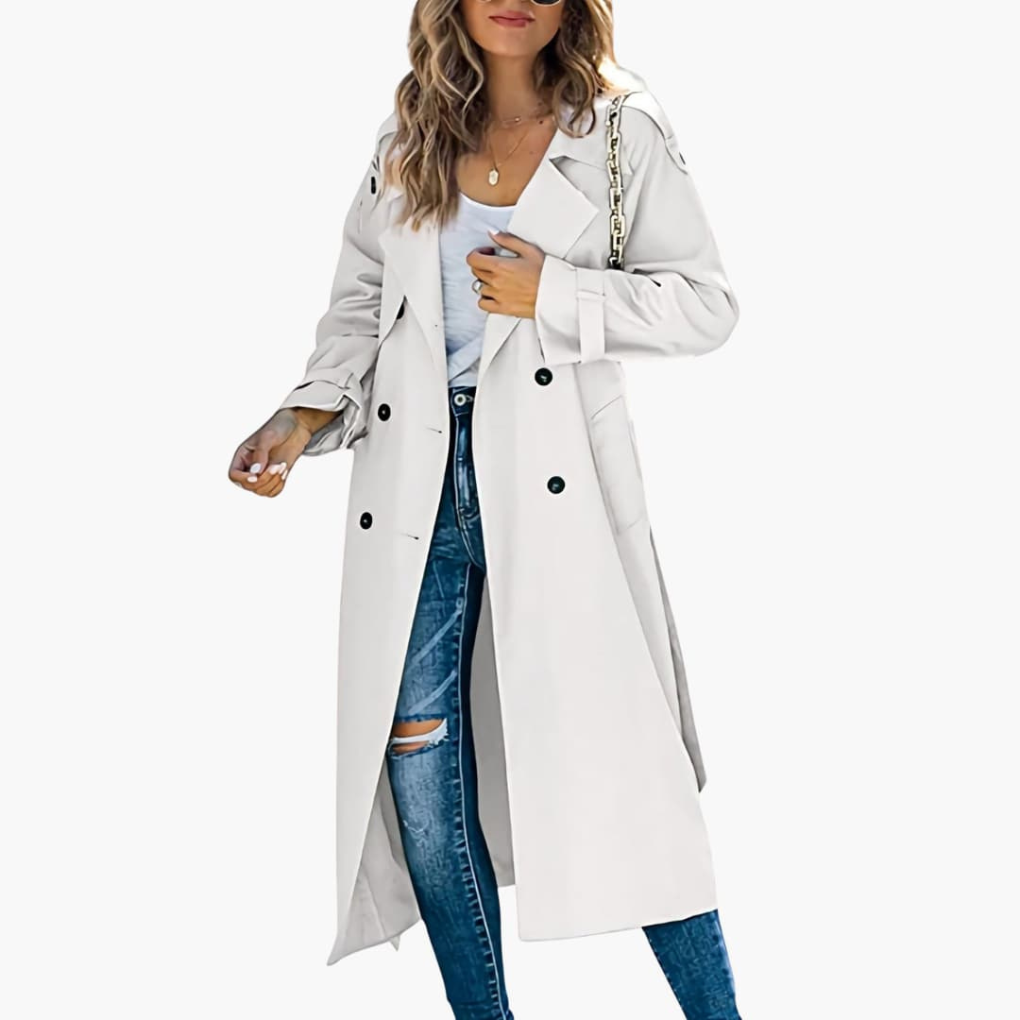 Damen-Trenchcoat mit Knopfleiste Sonderpreis