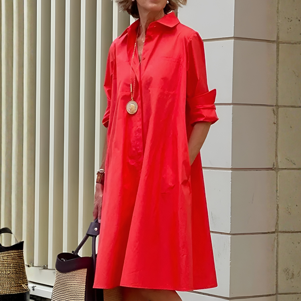 Modisches Polo-Kleid für Damen