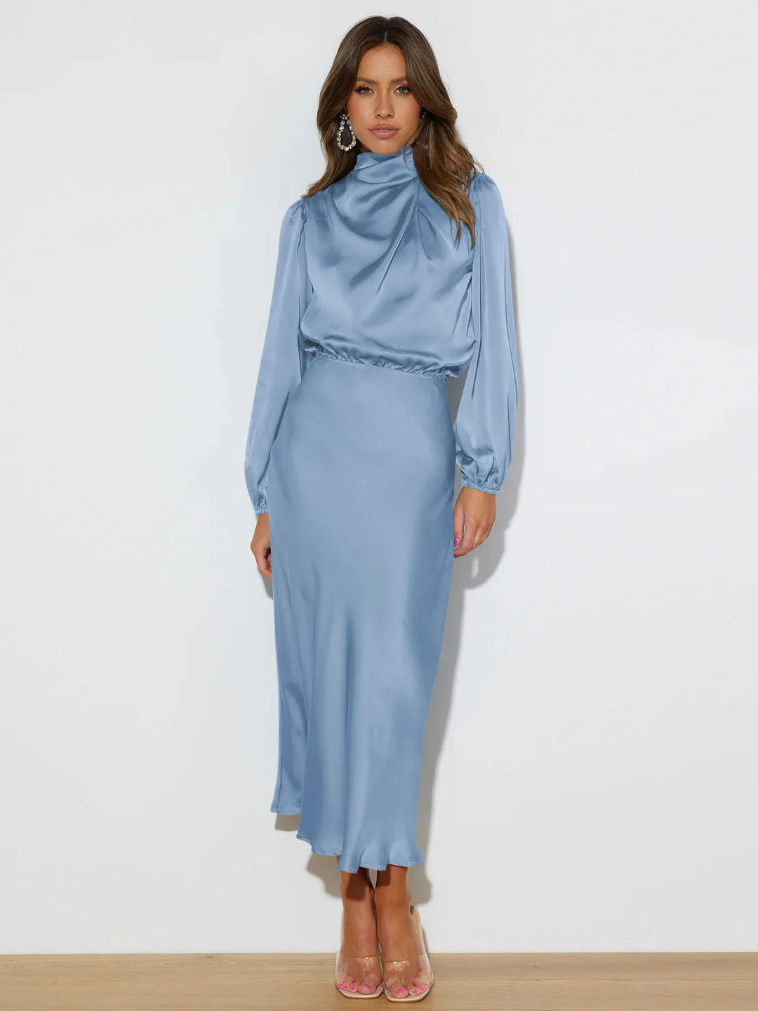 Elegantes Abendkleid aus Satin für Damen