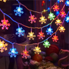 LED-Schneeflocken-Lichterkette