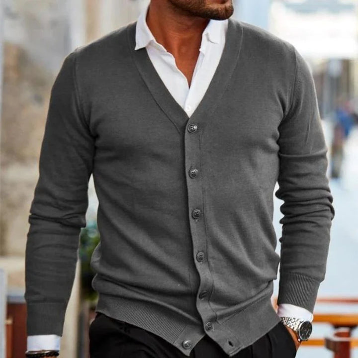 Baumwoll-Herren-Cardigan im Casual-Style