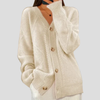 Damen-Strickjacke mit Knopfleiste