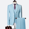 Luxuriöses 3-teiliges Slim Fit-Paket für Herren