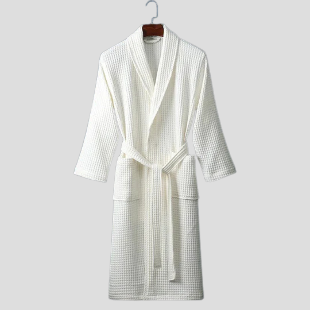 Unisex-Baumwollbademantel