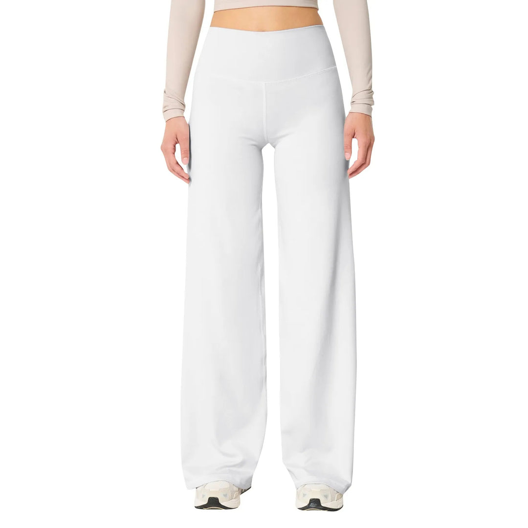 Hochgeschnittene Stretch-Yogahosen für Damen