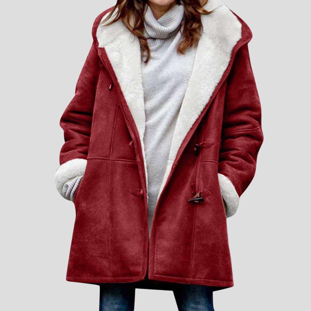 Damen-Braune Jacke