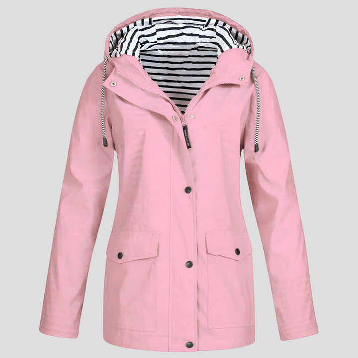 Wasserdichte und winddichte Kapuzenjacke für Damen