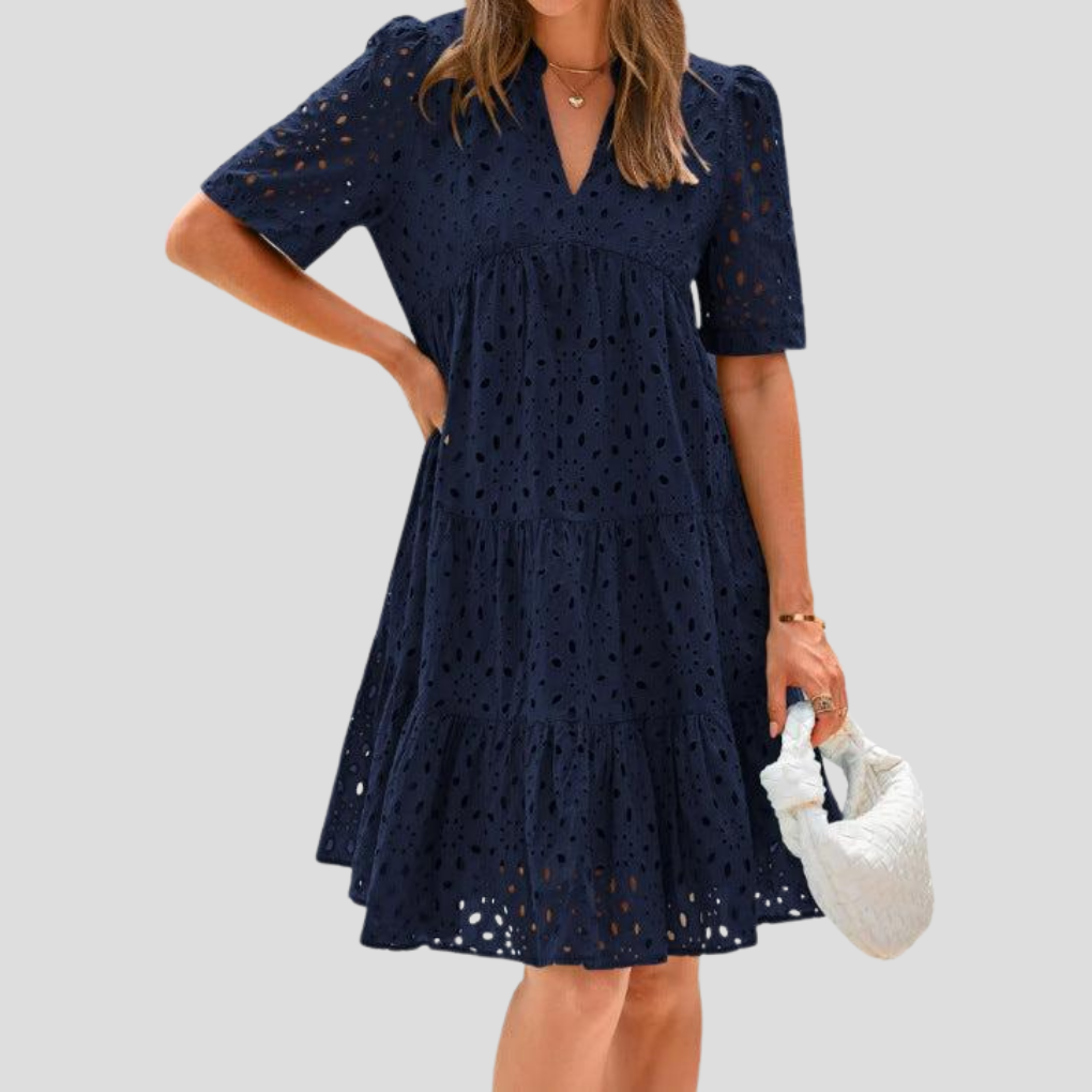 Sommerkleid für Damen aus Häkelstoff