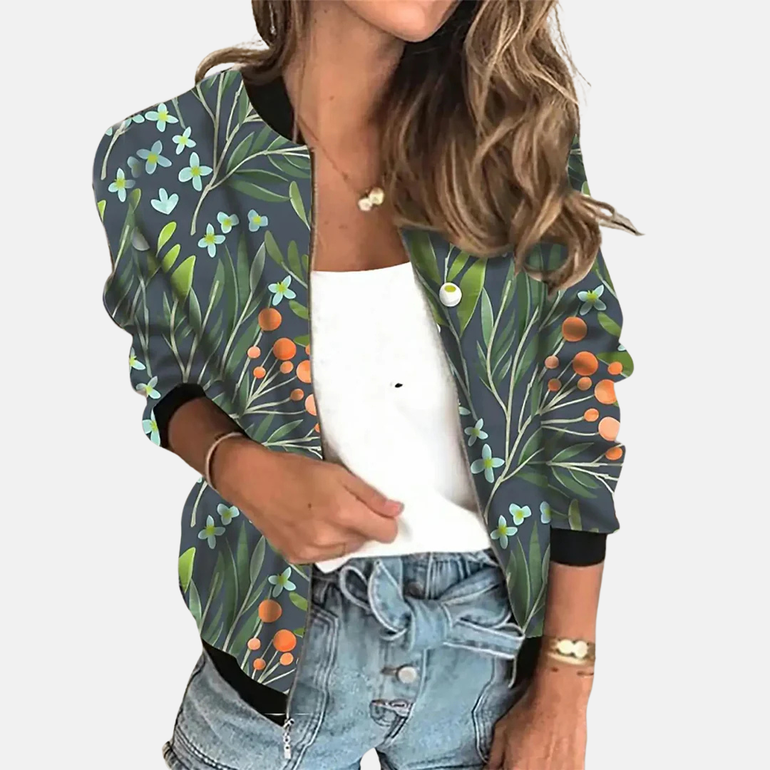 Vintage-inspirierte Bomberjacke für Damen