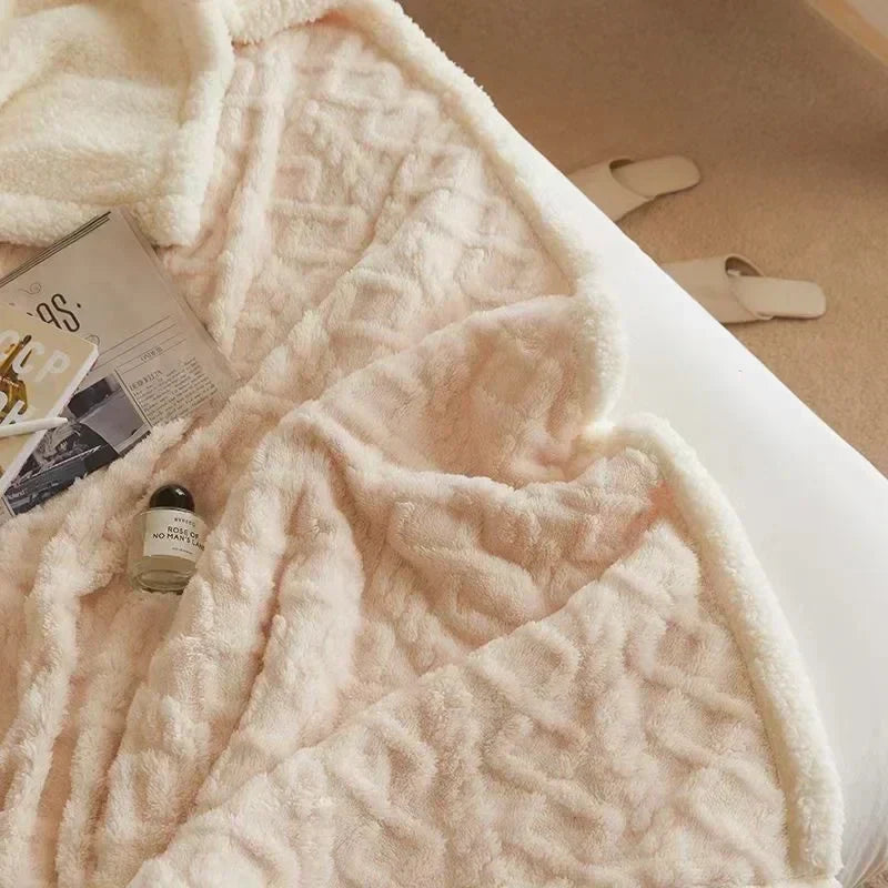 Winterliche Lammwolldecke – Ultimative Wärme und Komfort für kalte Tage