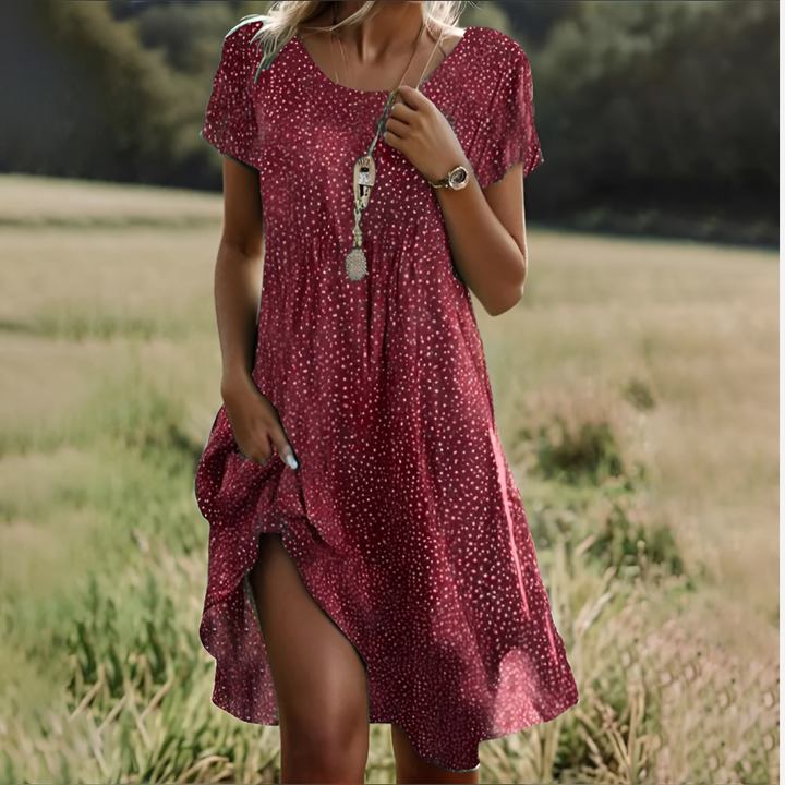 Modisches und bequemes Sommerkleid für Damen