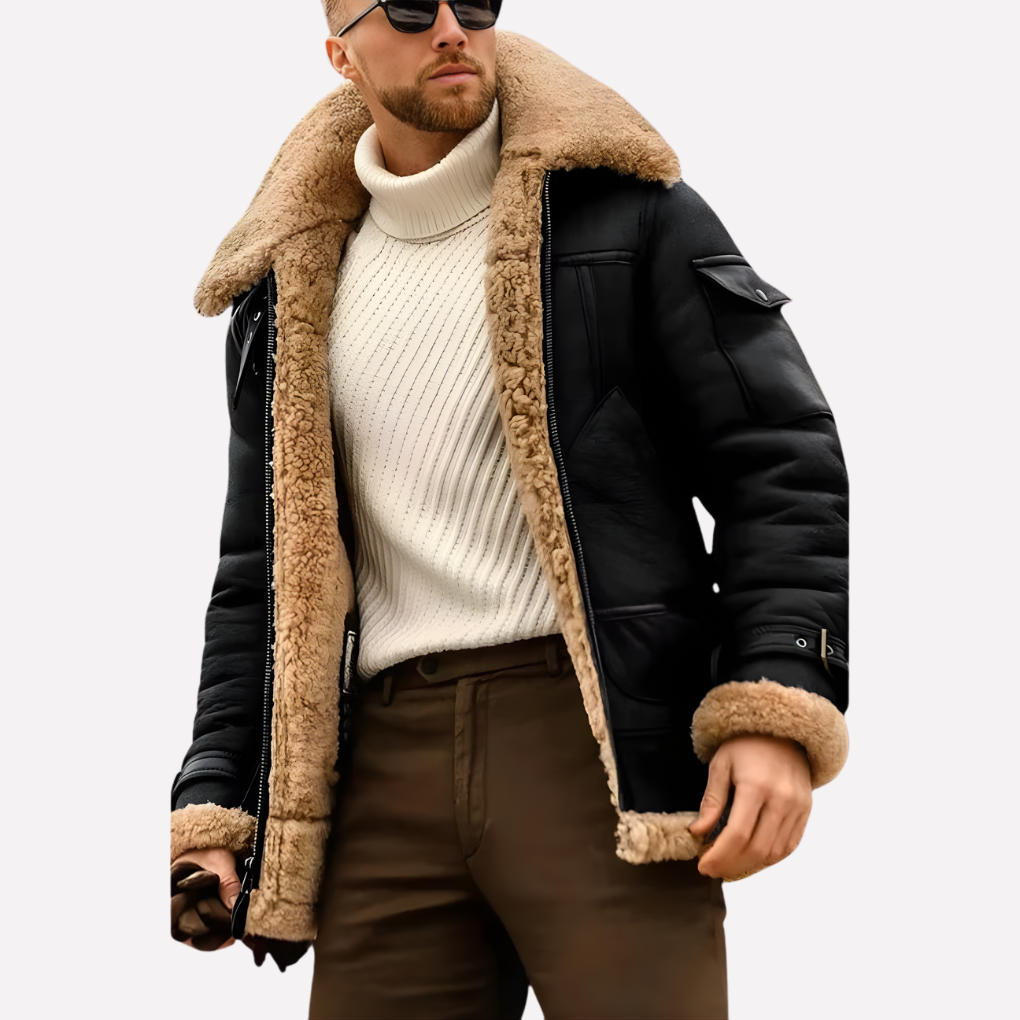 Herren Aviator-Jacke