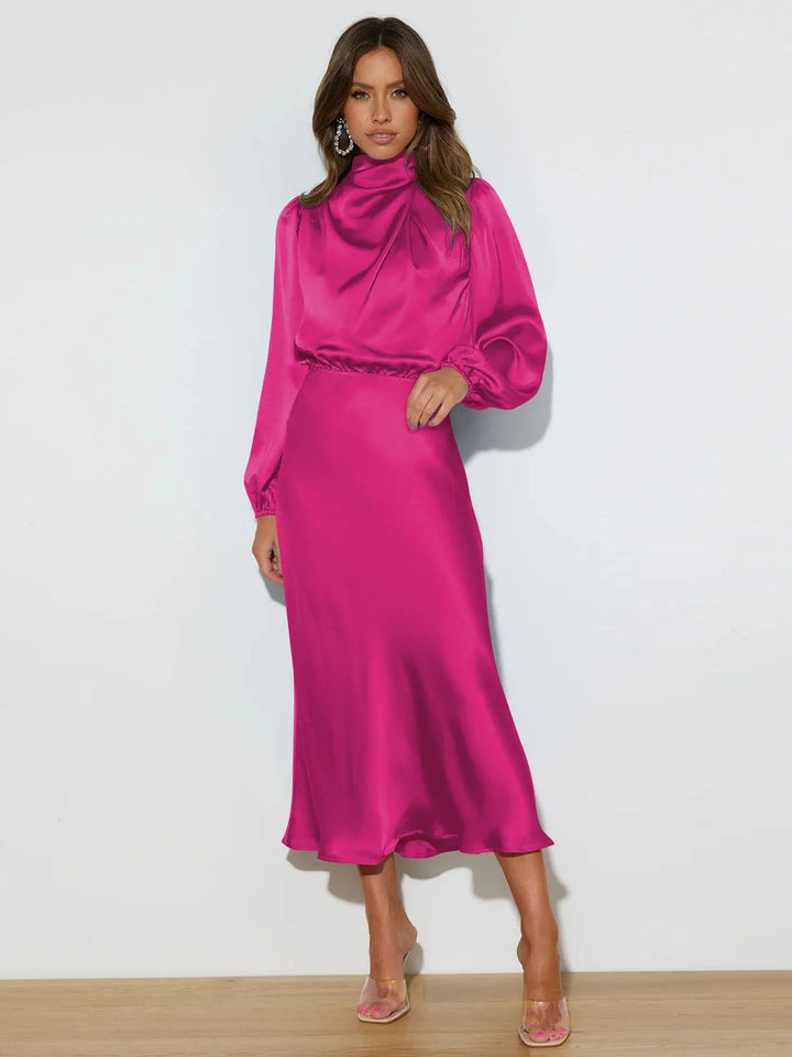 Elegantes Abendkleid aus Satin für Damen