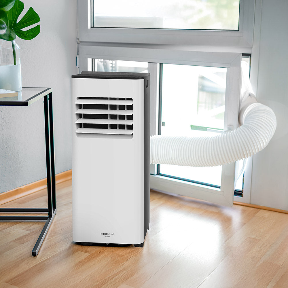 Mobiele Airconditioner KIMO 9000 BTU – 3-in-1 Koeling, Ventilatie & Ontvochtiging