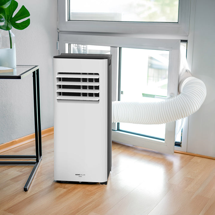 Mobiele Airconditioner KIMO 9000 BTU – 3-in-1 Koeling, Ventilatie & Ontvochtiging