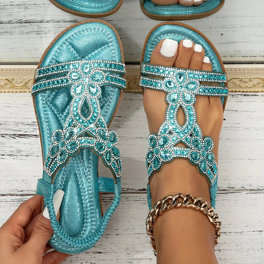 Damen Sandalen im Boho-Stil, entworfen für Ausgewogenheit