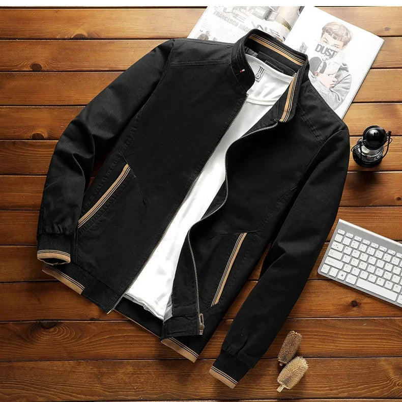 Stylische Herren-Bomberjacke aus Baumwolle