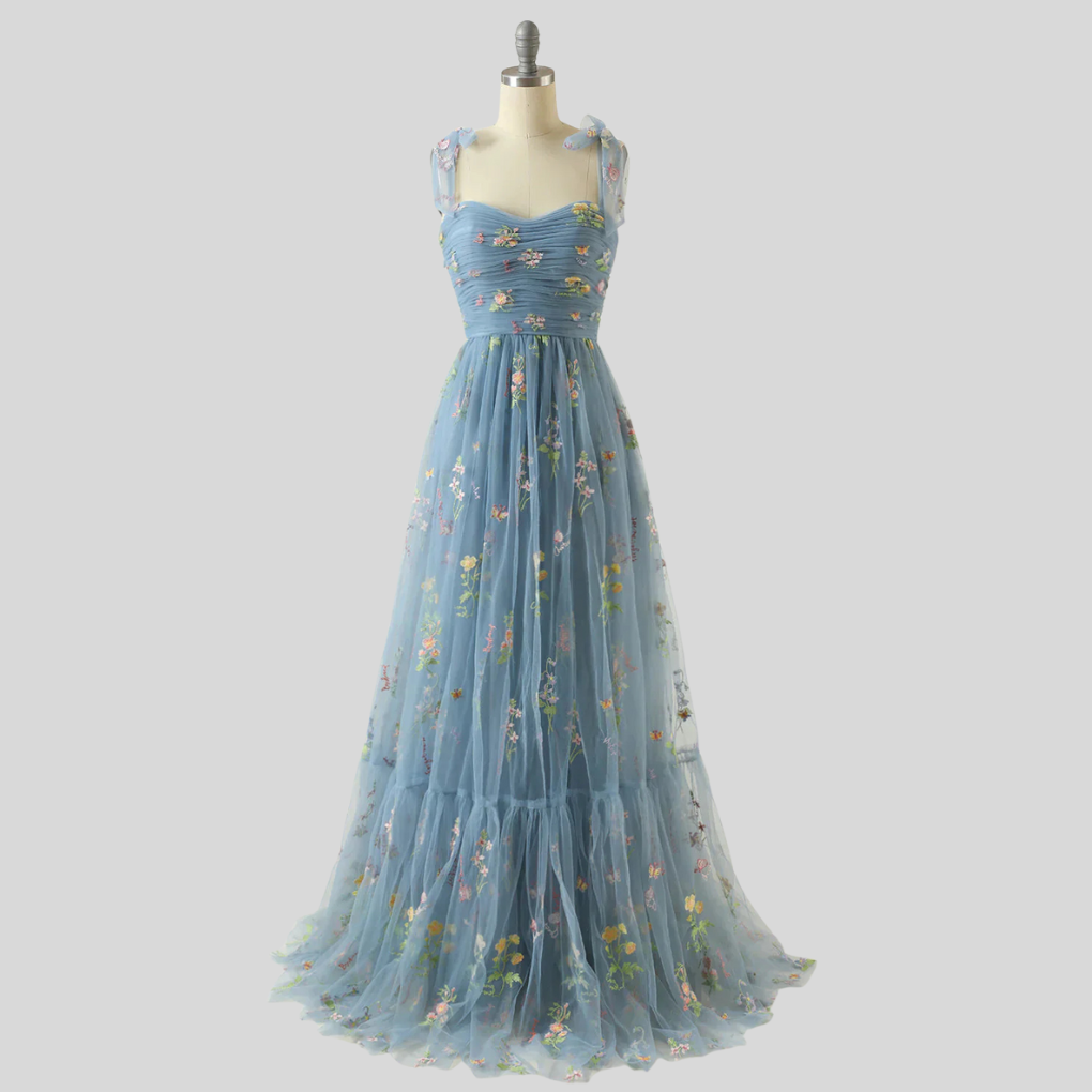 Elegantes schulterfreies Paillettenkleid