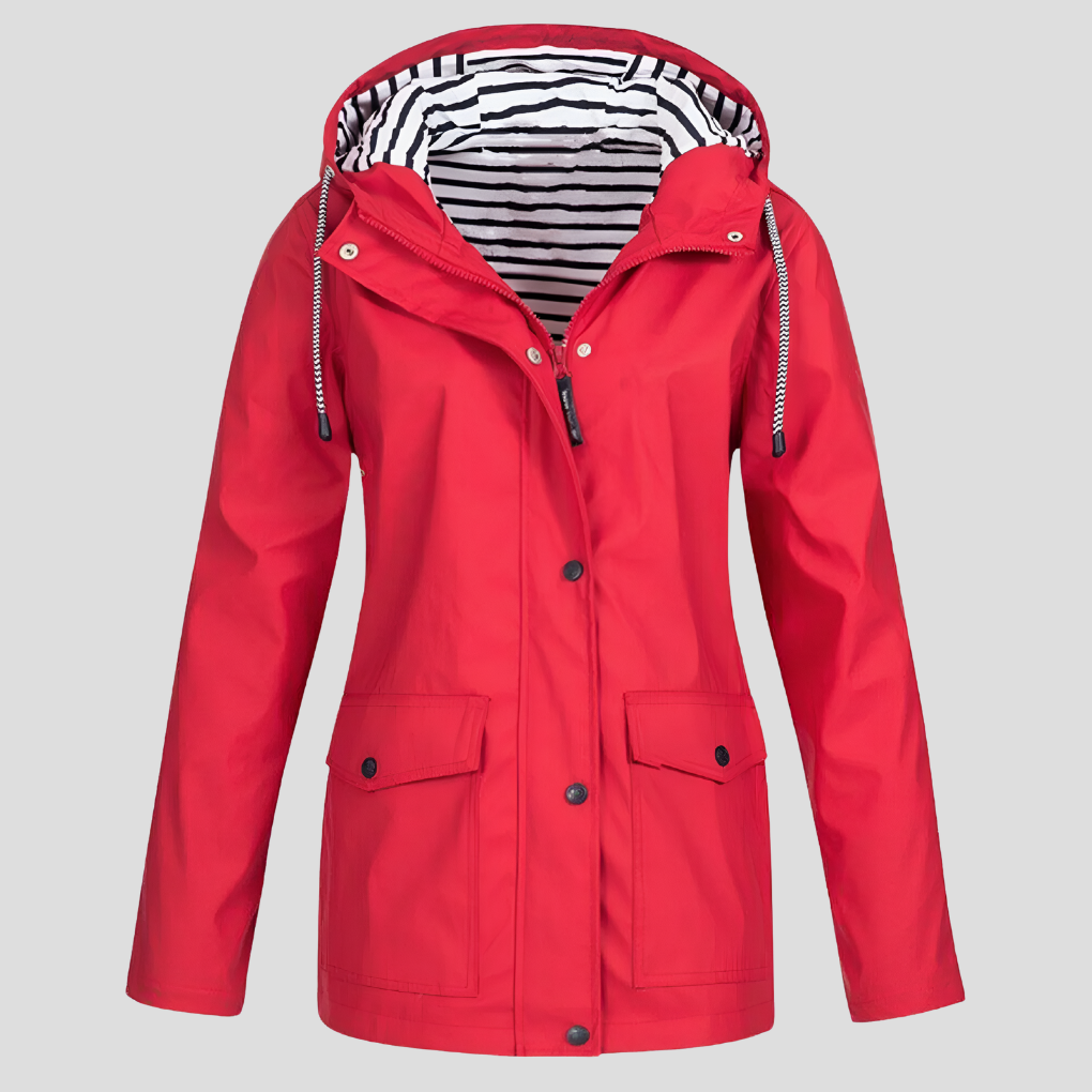 Wasserabweisende und winddichte Damenjacke