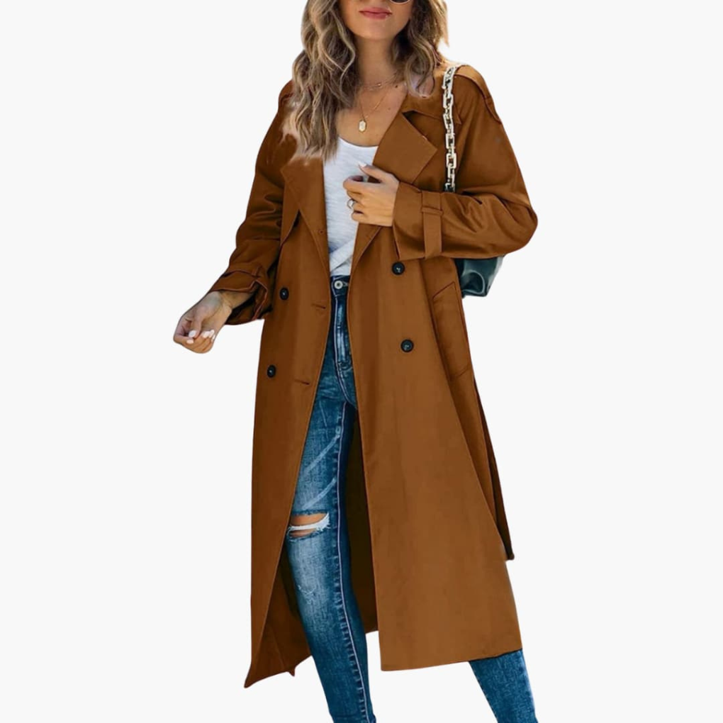 Damen-Trenchcoat mit Knopfleiste Sonderpreis